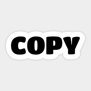 Copy - Paste Parent/Child Ctrl-C & Ctrl-V Sticker